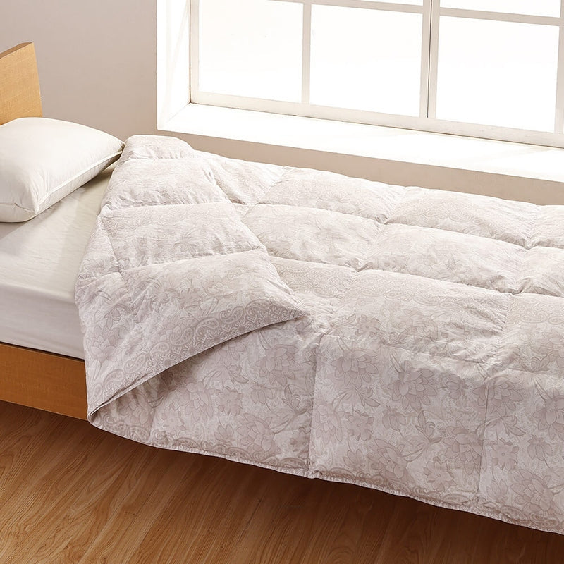 羽毛肌掛けふとん・ダウンケット日本製ドイツグース90％ 380ダウン