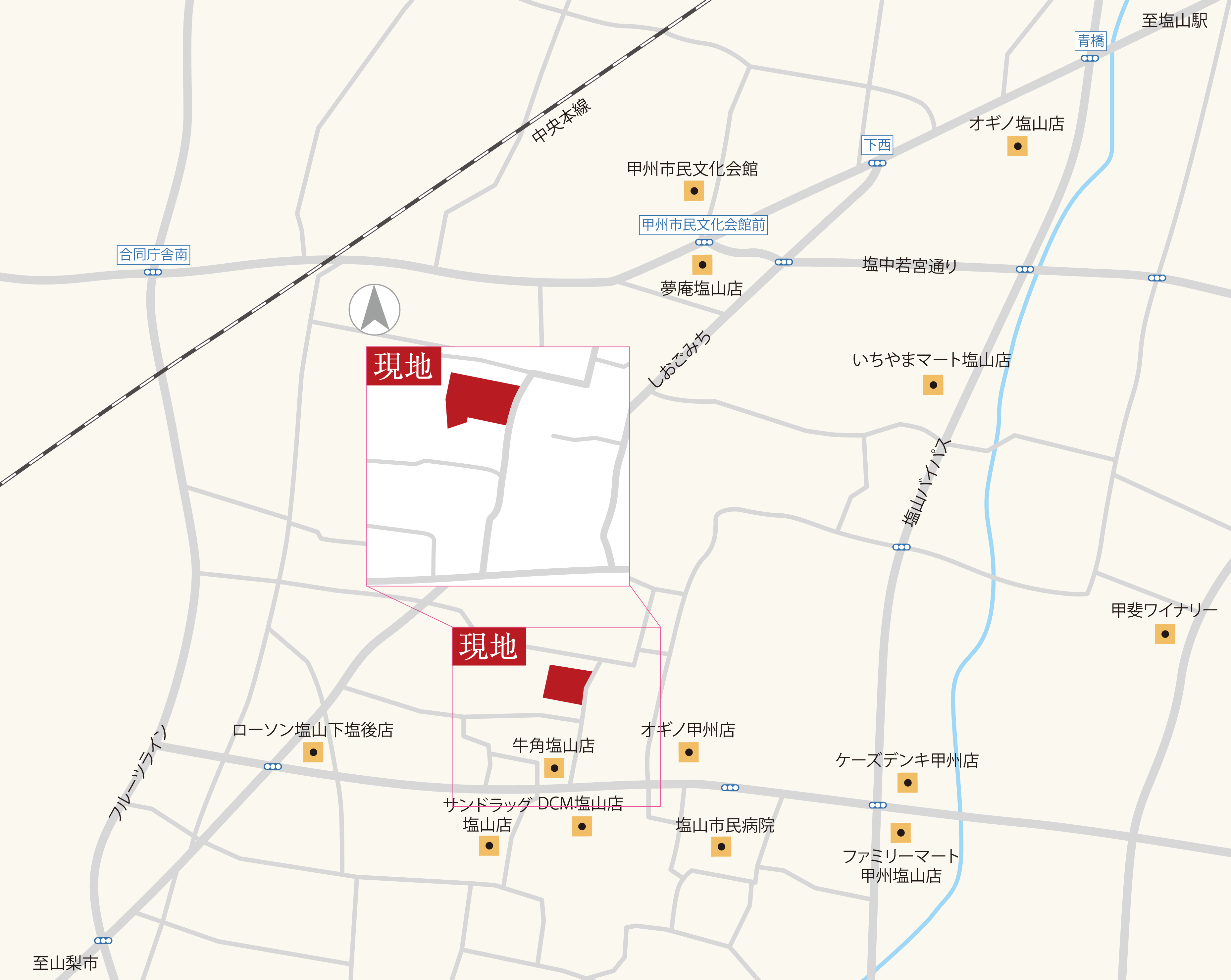 山梨県甲州市塩山下塩後B（全4区画） | 山梨で新築・注文住宅建てる