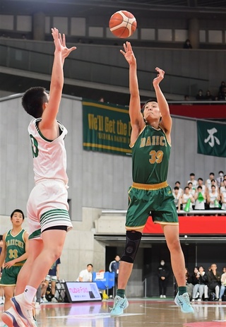 福岡第一が準々決勝進出 藤田25得点、守備でも貢献 全国高校バスケ