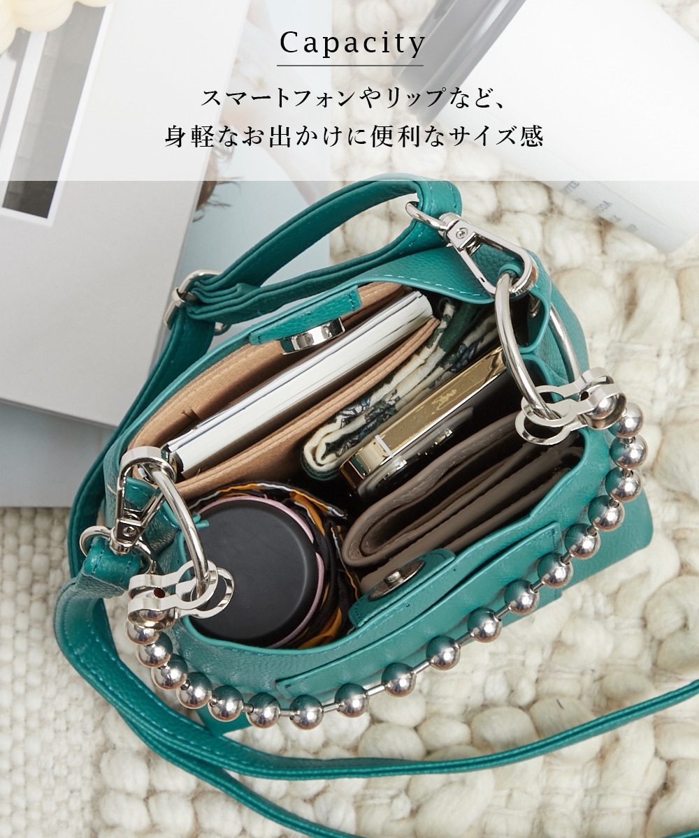 チェーンベルト2WAYミニショルダーバッグ 通販【ニッセン】