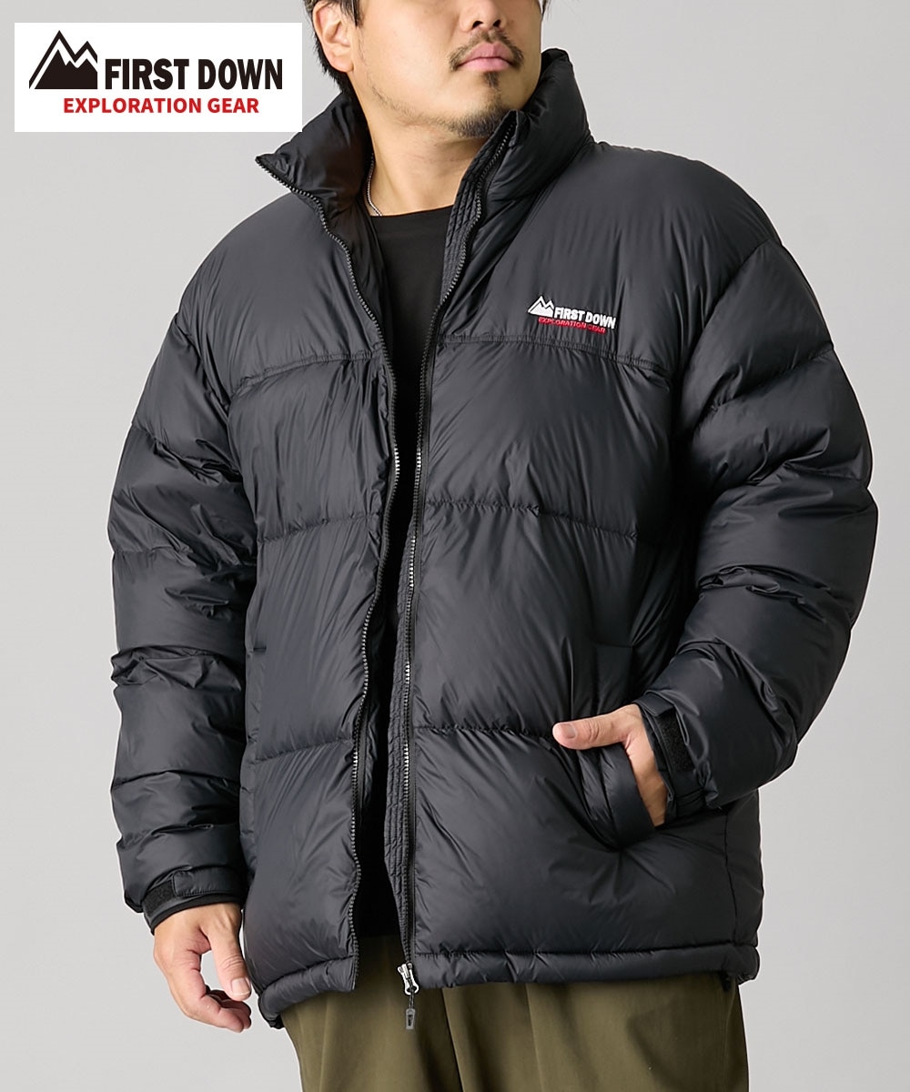 スタンドカラーダウンジャケット FIRST DOWN EXPLORATION GEAR
