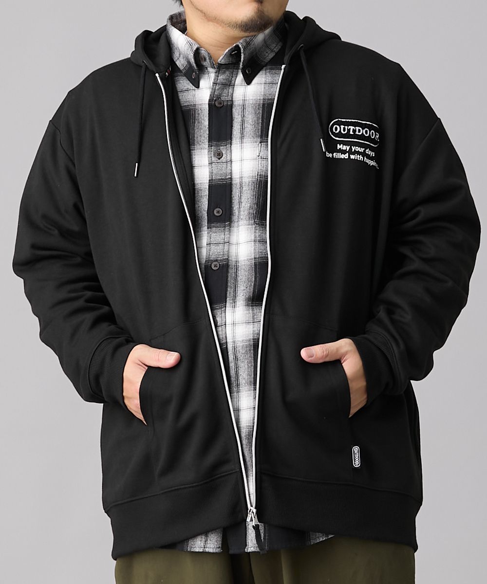 ダンボールフルジップパーカー OUTDOOR PRODUCTS【大きいサイズ】 通販