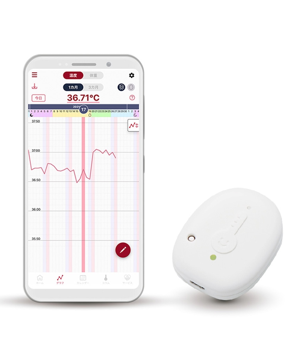 わたしの温度 デバイス（女性の温度リズム計測） 通販【ニッセン】