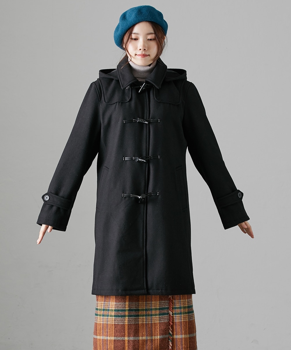 ウール混2WAY ダッフルコート（フード取り外し可） 通販【ニッセン】