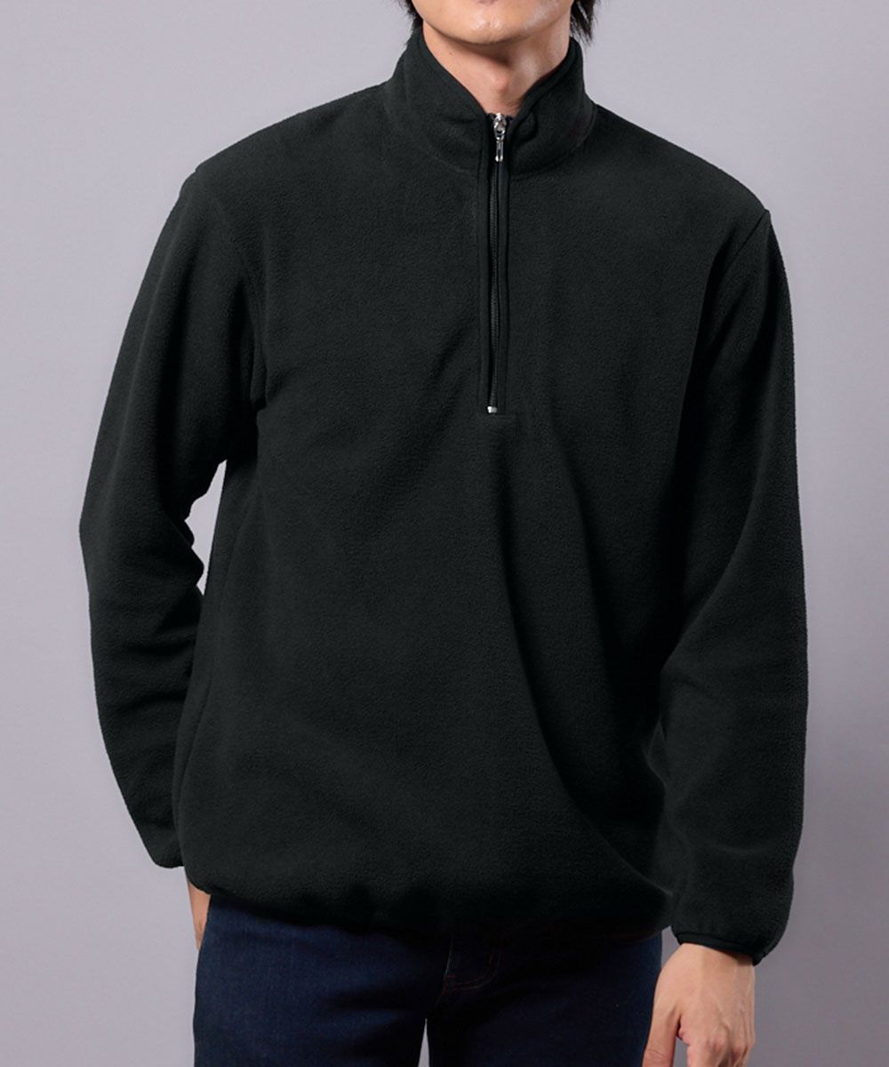フリースハーフジップトレーナー【大きいサイズ有】 通販【ニッセン】