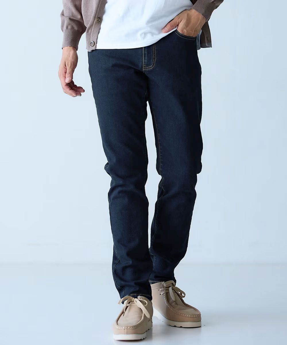 スリムストレッチデニムパンツ【大きいサイズ有】【選べるレングス