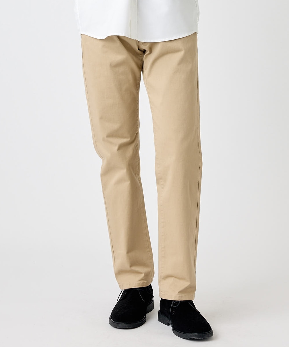 スリムストレッチチノパンツ【大きいサイズ有】【選べるレングス