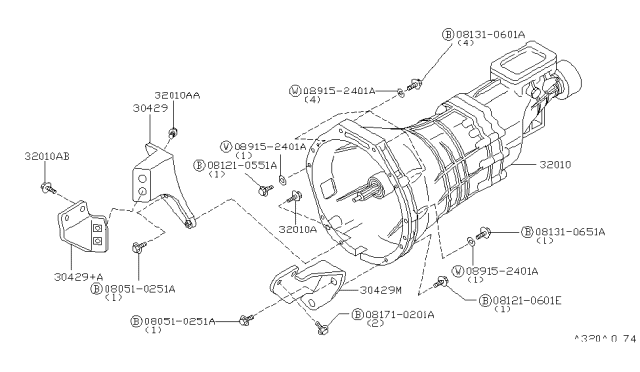Manual Transmission, Transaxle & Fitting - 1992 Nissan 300ZX