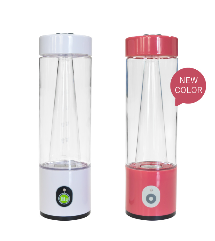 ポンプにより自然呼吸で水素を吸入できる水素ガス生成器「myshintousui