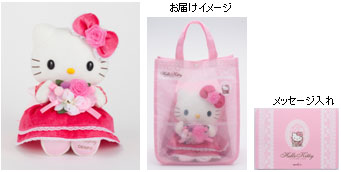 新たな慶祝用電報台紙「ハローキティ DENPO(ローズ)」等の販売開始