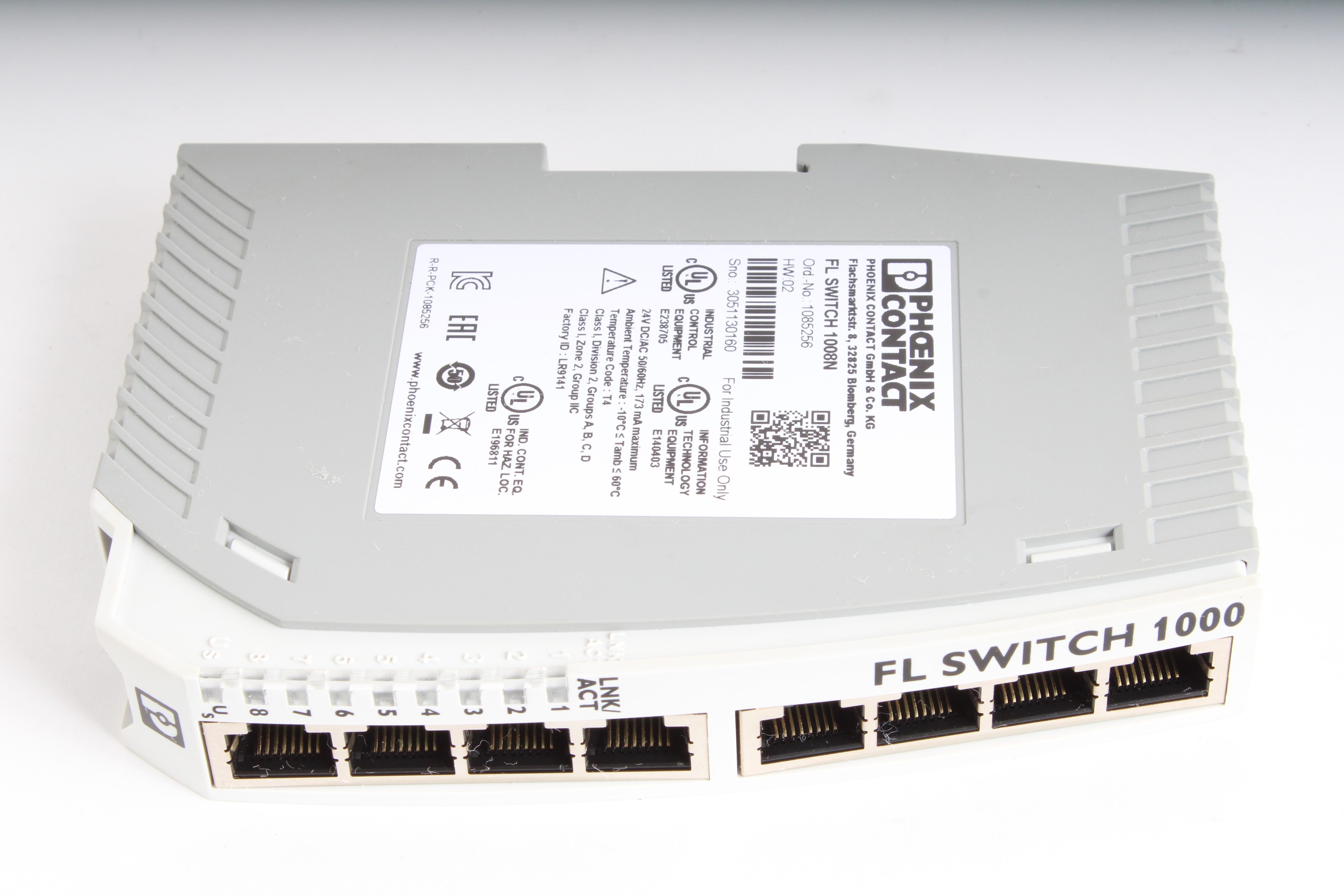 Phoenix Contact 1085256 / FL Switch 1008N Industrial Ethernet