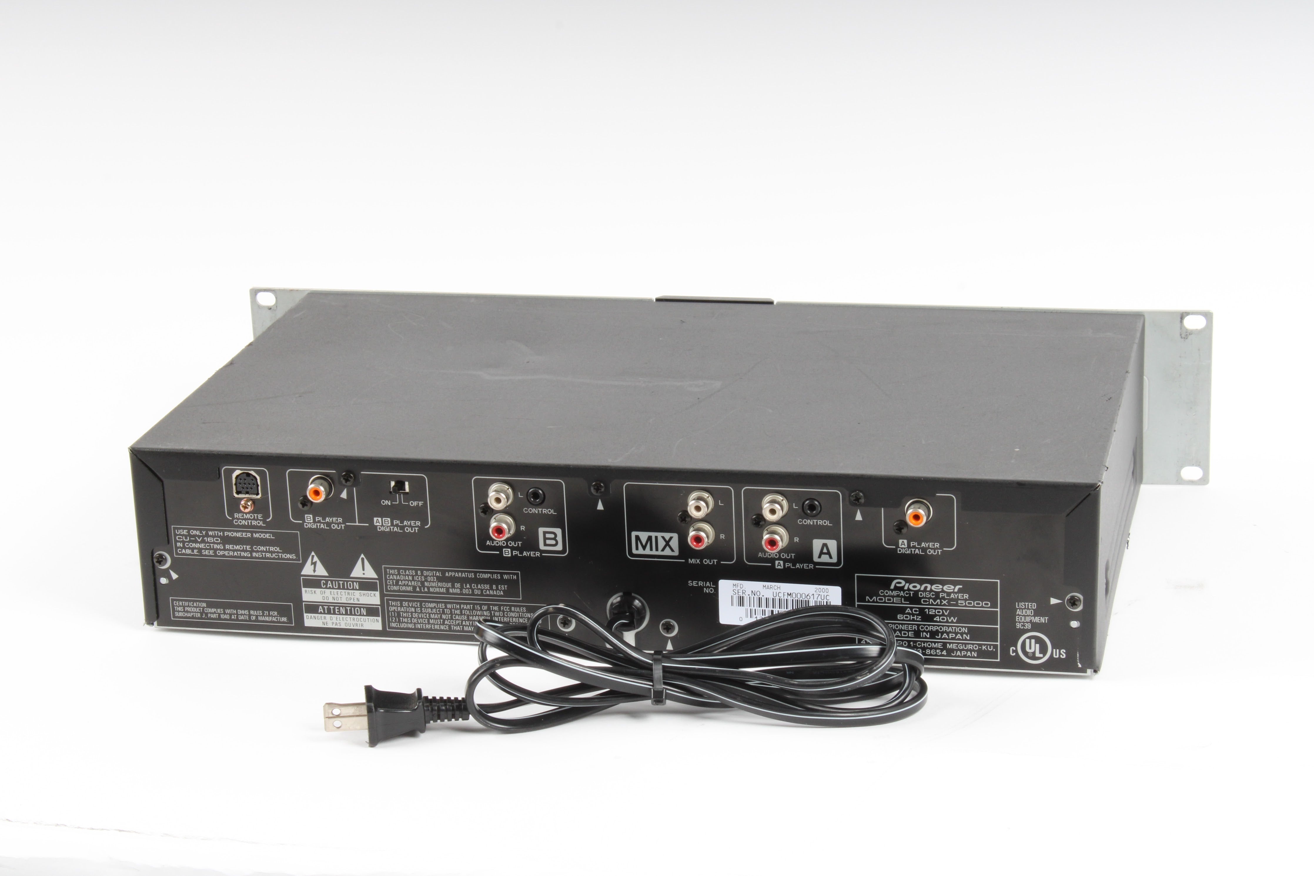 Pioneer CMX-5000 DJ Twin CD Player - Fair Condition – NTC Tech