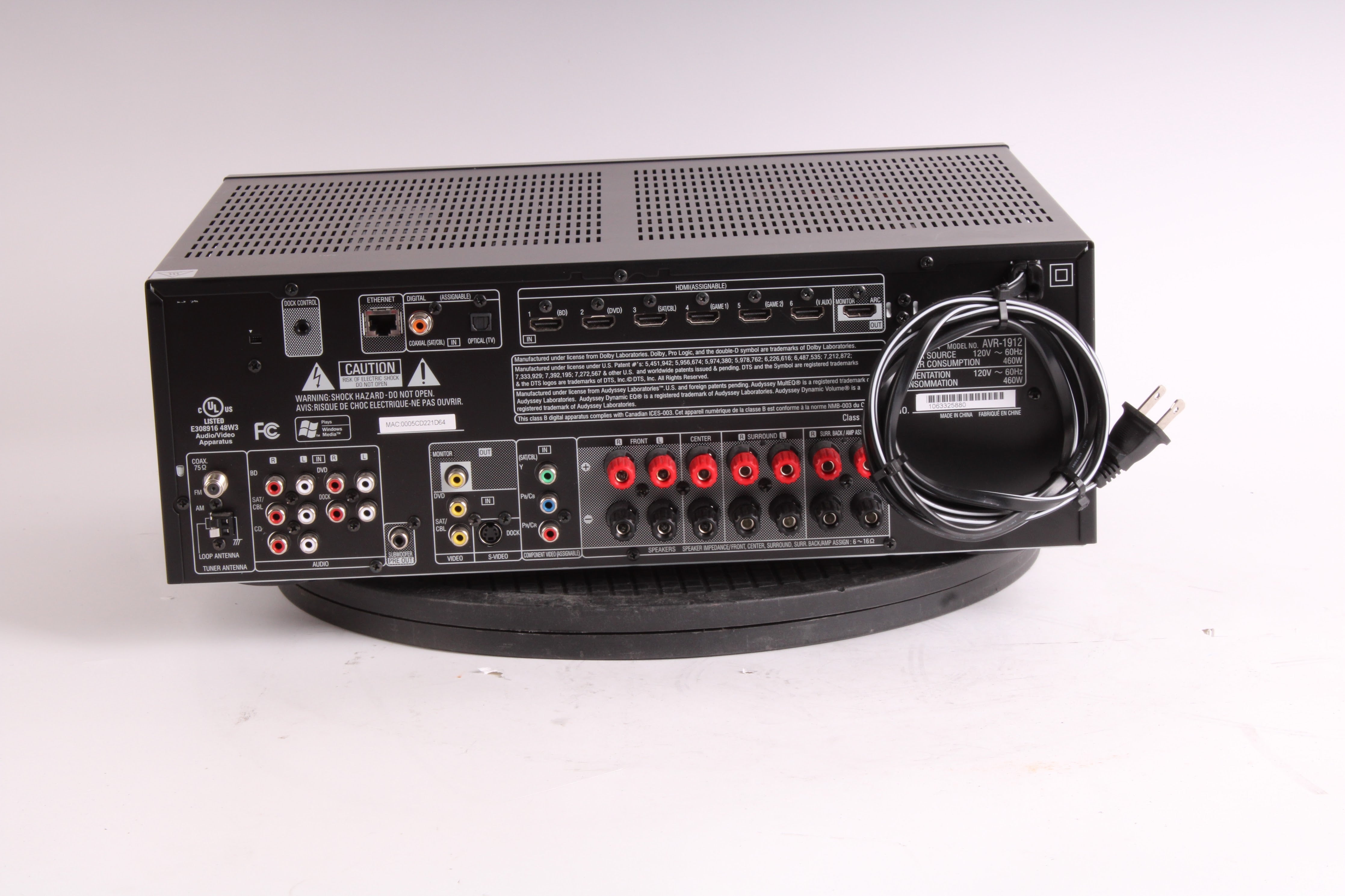 Denon AVR-1912 Integrated Network AV Receiver – NTC Tech