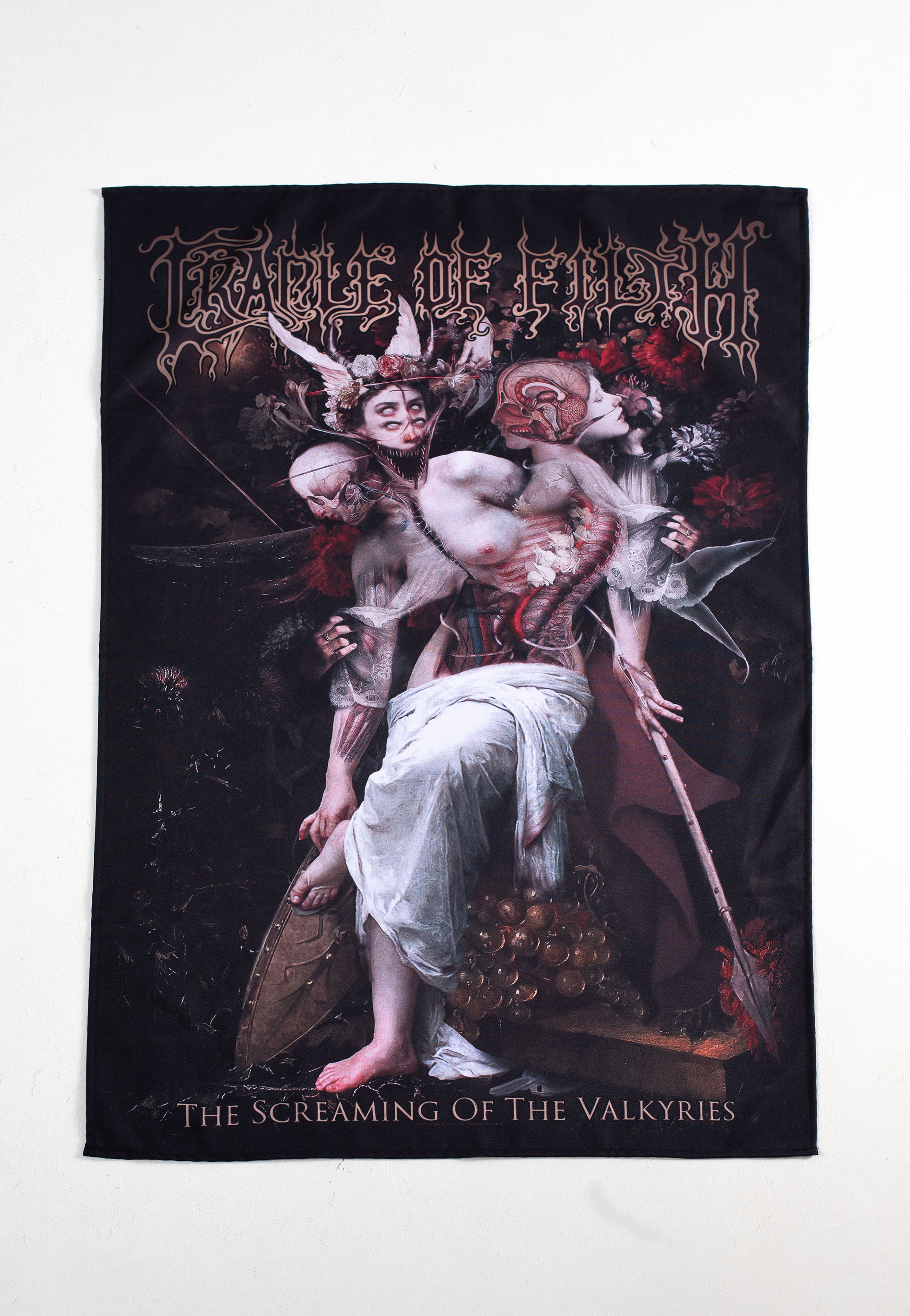 Cradle Of Filth - The Screaming Of The Valkyries - Flag | Nuclear