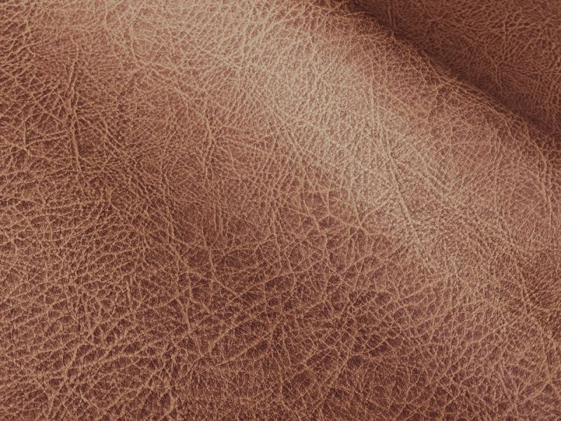 合皮レザー生地 伸縮性【難燃 シボ大風 茶】