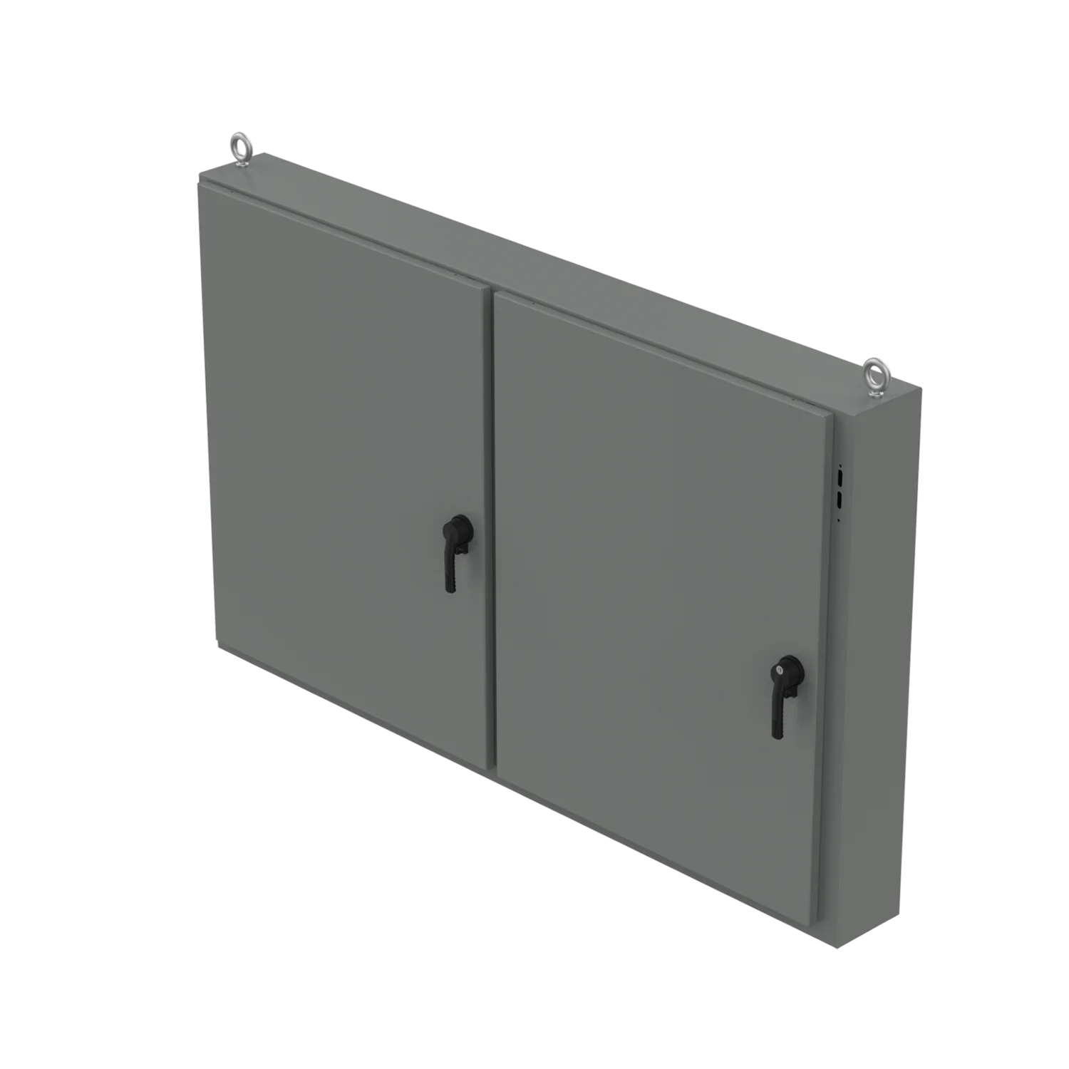 Low-Profile 2-Door Disconnect Type 12, 48.00x78.50x18.00, Gray