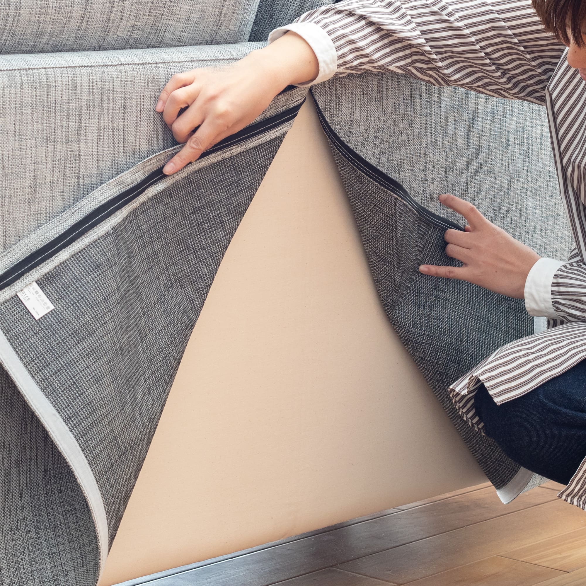 NewSugar Hi-Back Modern スモール3人掛けカウチソファセット」 製品