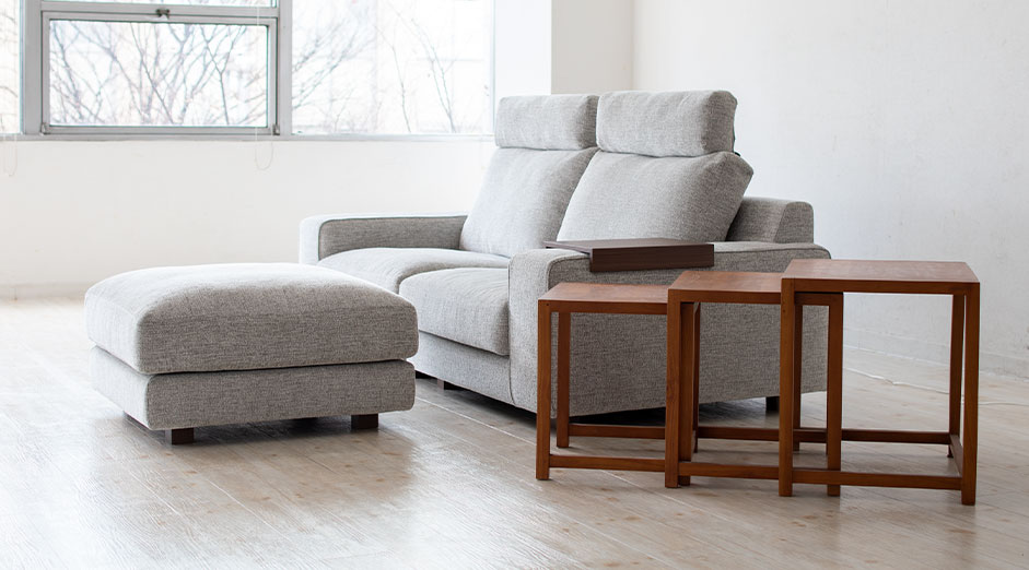 Decibel EX Feather オットマン」 製品詳細ページ | 国産ソファ