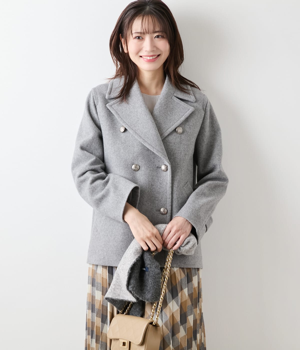 公式】NEWYORKER WOMEN L-SIZE WOMEN（レディース） ピーコート