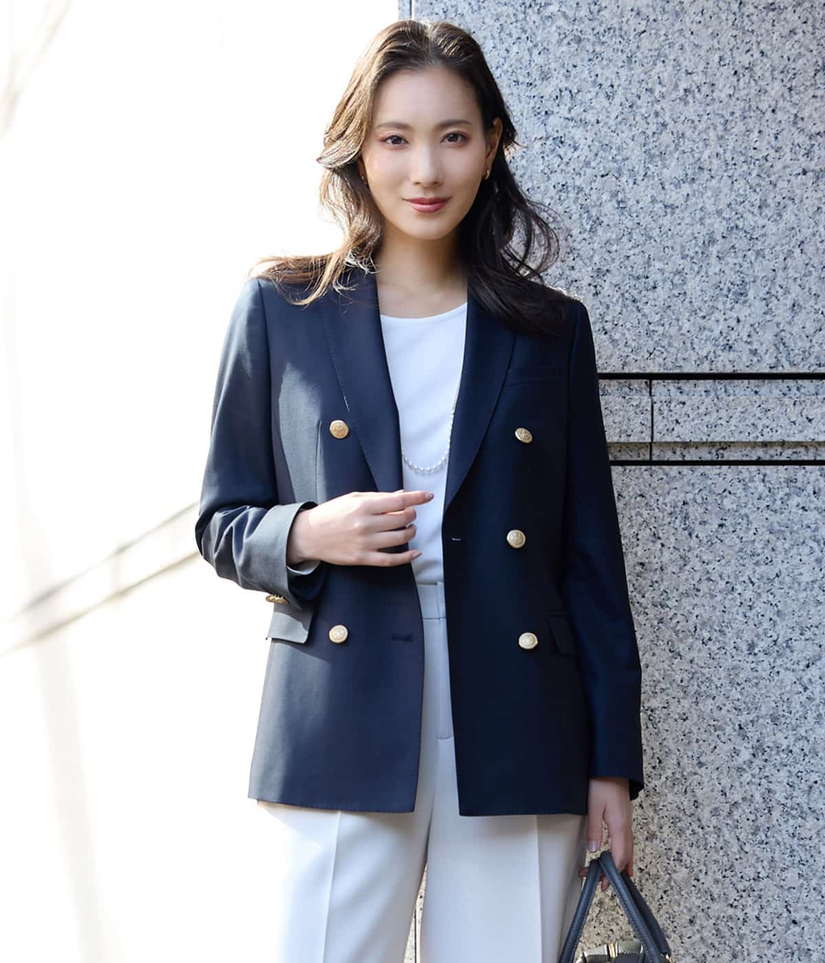 PREMIUM CLOTH Beyond ダブルブレストブレザー(60086269-2025