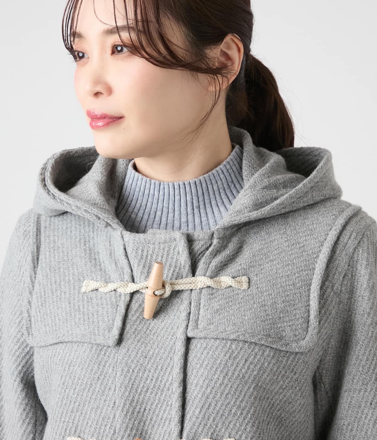 ウールバスケット ショートダッフルコート(71556450-2025