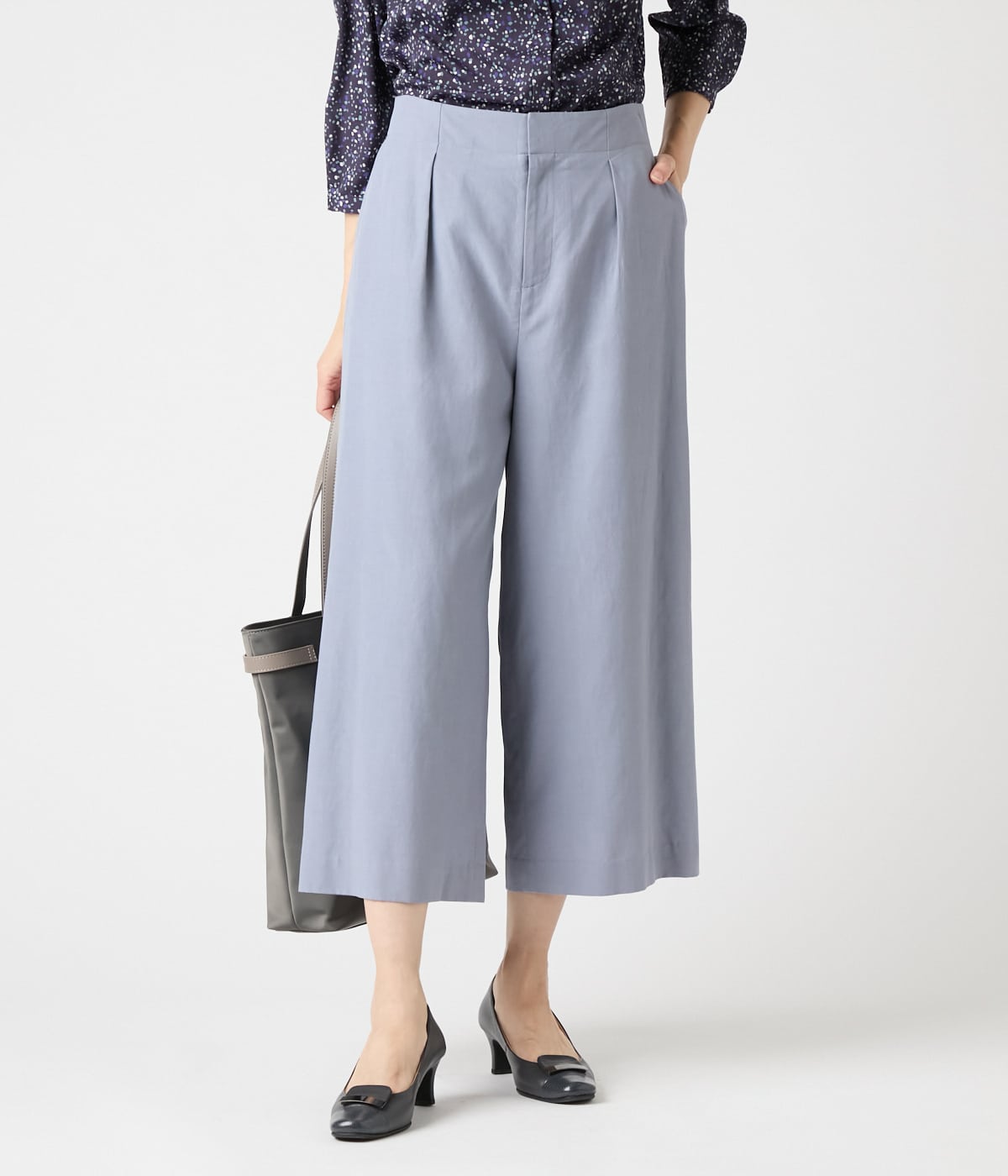 ライトグログラン タックガウチョパンツ(71335806-2025)｜ファッション