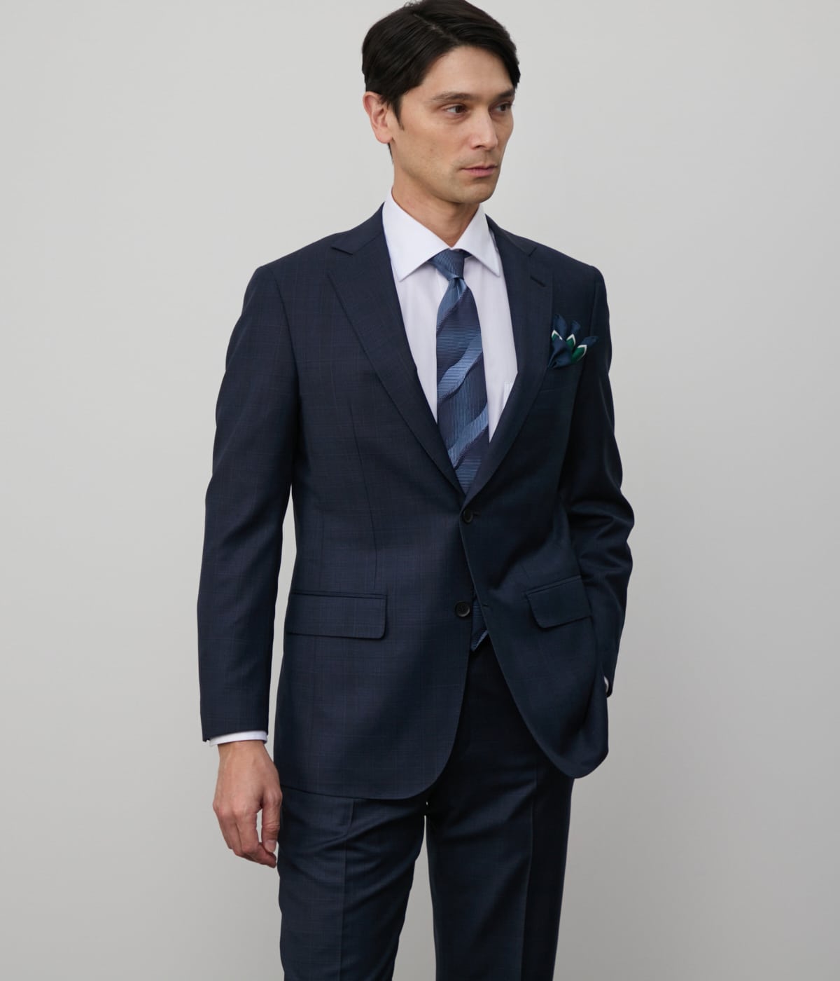 Ermenegildo Zegna TRAVELLER チェックスーツ(85025151-2025