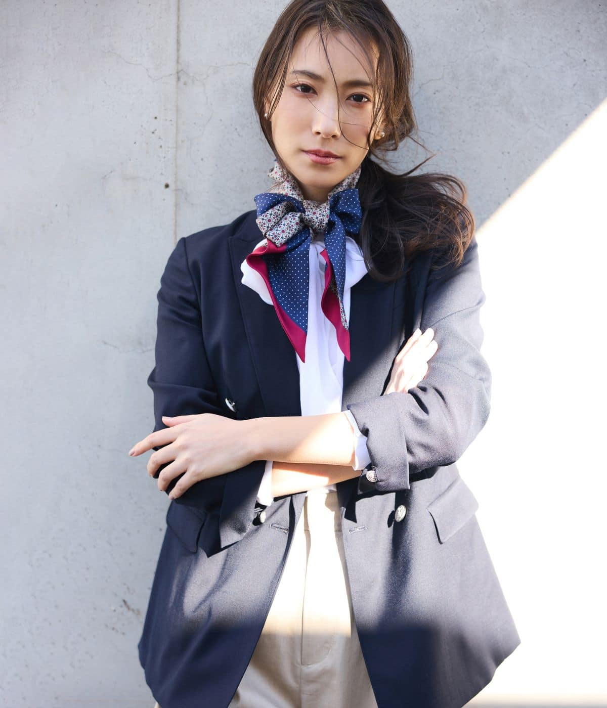 ウォッシャブル】ウールオックス ダブルブレストブレザー(51088351