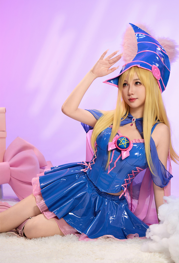 ブラック・マジシャン・ガール コスプレ 普段着 - 遊☆戯☆王 ブラック