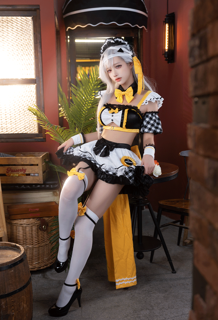コラボカフェ モダニア​ メイド服 コスプレ衣装 - 勝利の女神：NIKKE