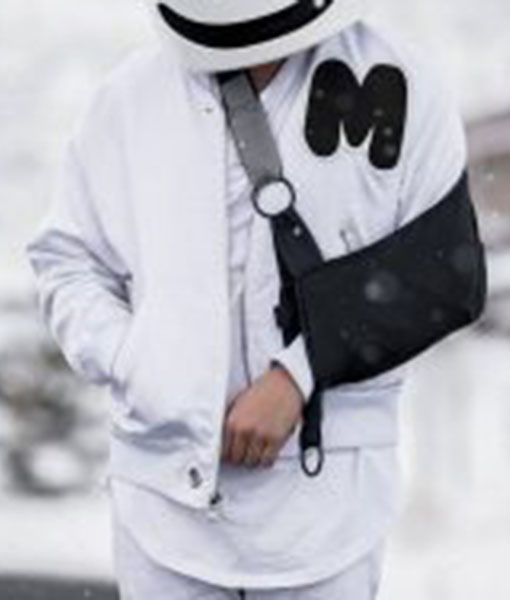Marshmello American DJ Jacket | White Jacket with Free Shipping