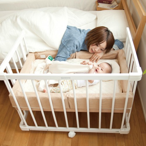 キャンペーン】ミニジョイントベッドネオ ホワイト (ファルスカ) / O