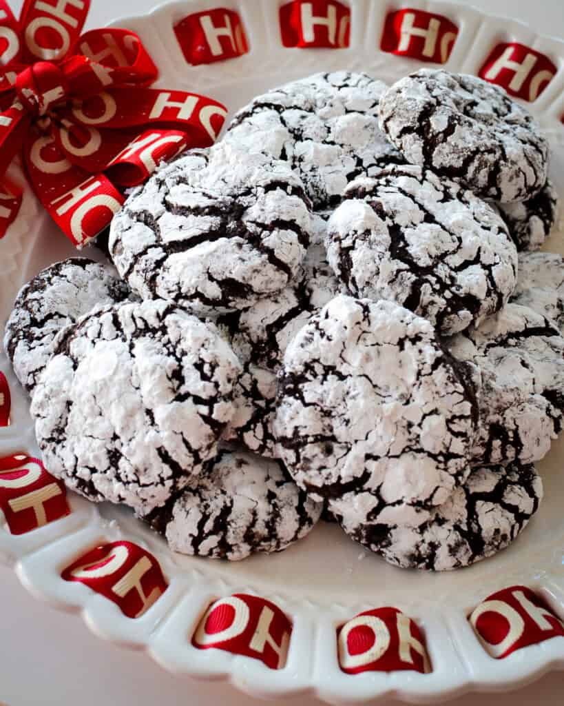 Chocolate Crinkle Cookie Recipe | Small Town Woman