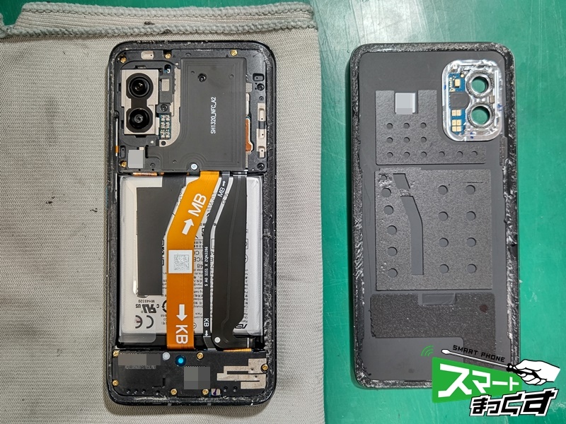 ASUS Zenfone8 画面交換修理(水没) -滋賀- 東京・大阪・滋賀の
