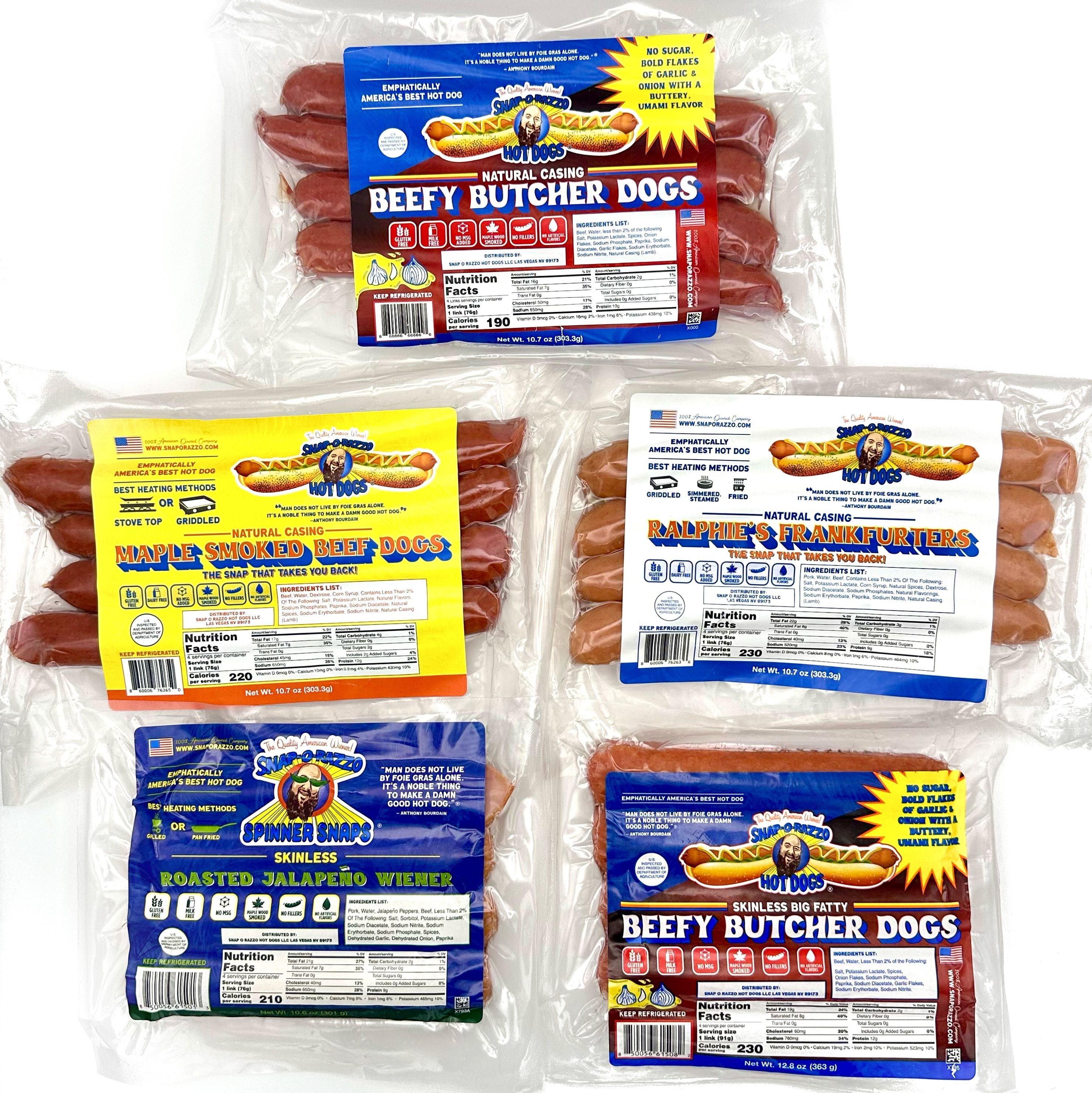 Hot Dog Variety Pack (5 Packs) | Snap-O-Razzo – Snap-O-Razzo Hot Dogs