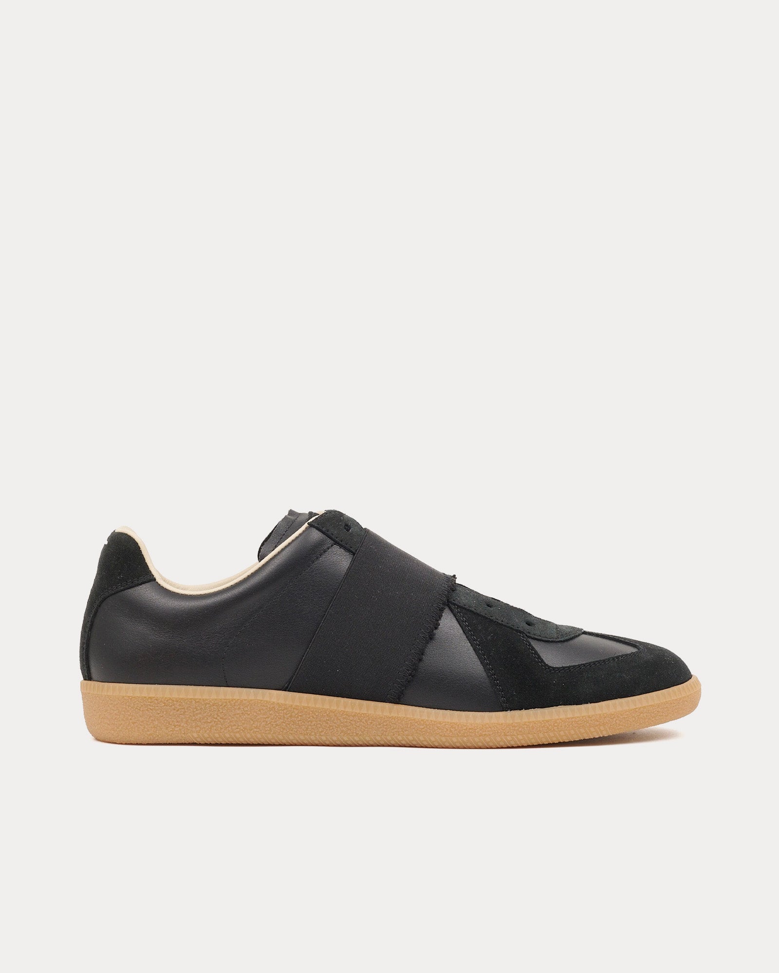 Maison Margiela Men's Replica Elasticated Band Black Low Top Sneakers