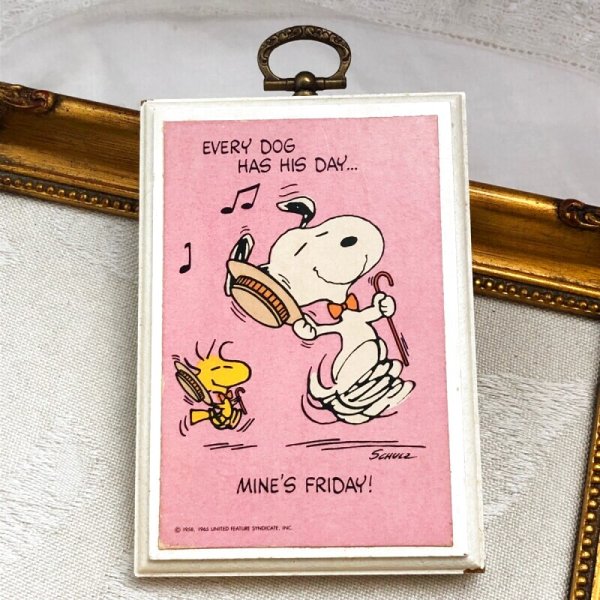 Vintage Snoopy Wall Plaque Peanuts Hallmark ビンテージ アメリカ