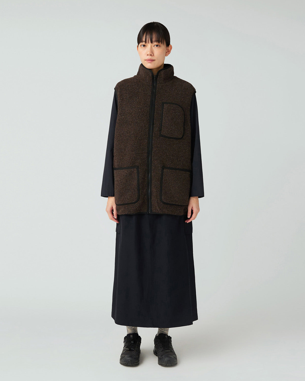 Recycled Wool Boa Vest | Snow Peak