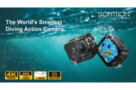 水深21mまでの水中撮影を実現！ スマホともリンクできる完全防水の