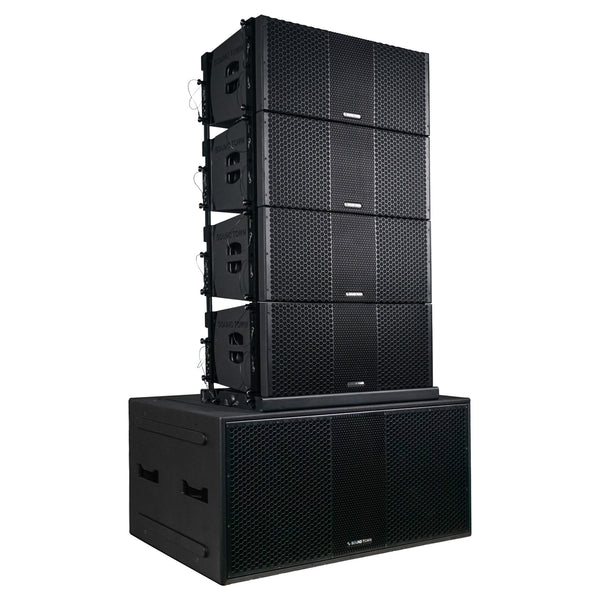 ZETHUS-218S208X4 | Passive Line Array System w/ 3200W Dual 18