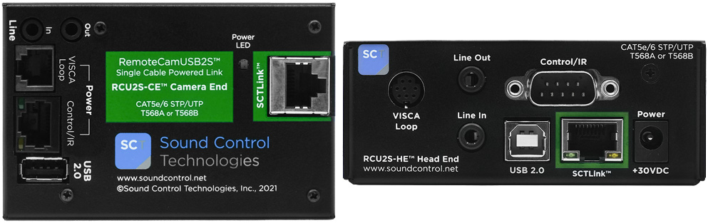 RCU2S USB 2.0 Extension with RS-232 Control - Sound Control