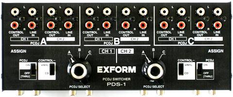 EXFORM PDS-1 PCDスイッチャー EXFORM / PDS-1s PCDJ SWITCHER スイッチャー セレクター