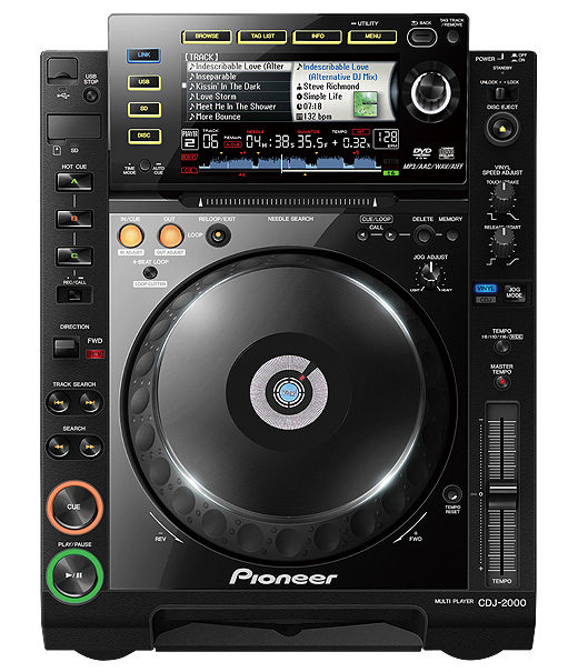 DJ機材 Pioneer CDJ-2000 CDJ-2000 (archived) Pro-grade digital DJ deck (black) - Pioneer DJ
