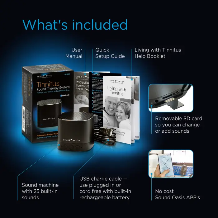 Bluetooth Tinnitus Sound Therapy System BST-80-20T