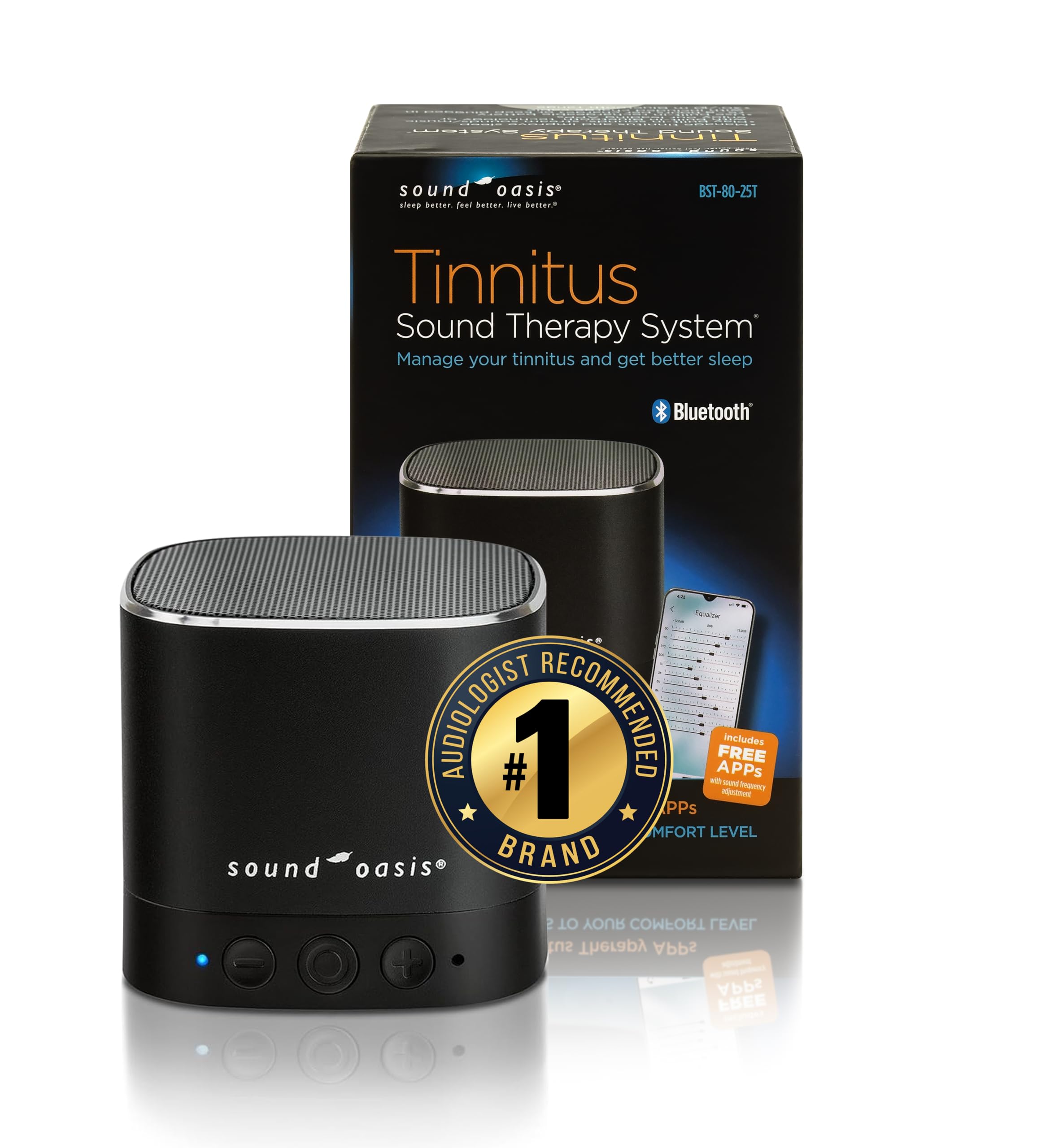 Bluetooth Tinnitus Sound Therapy System BST-80-20T