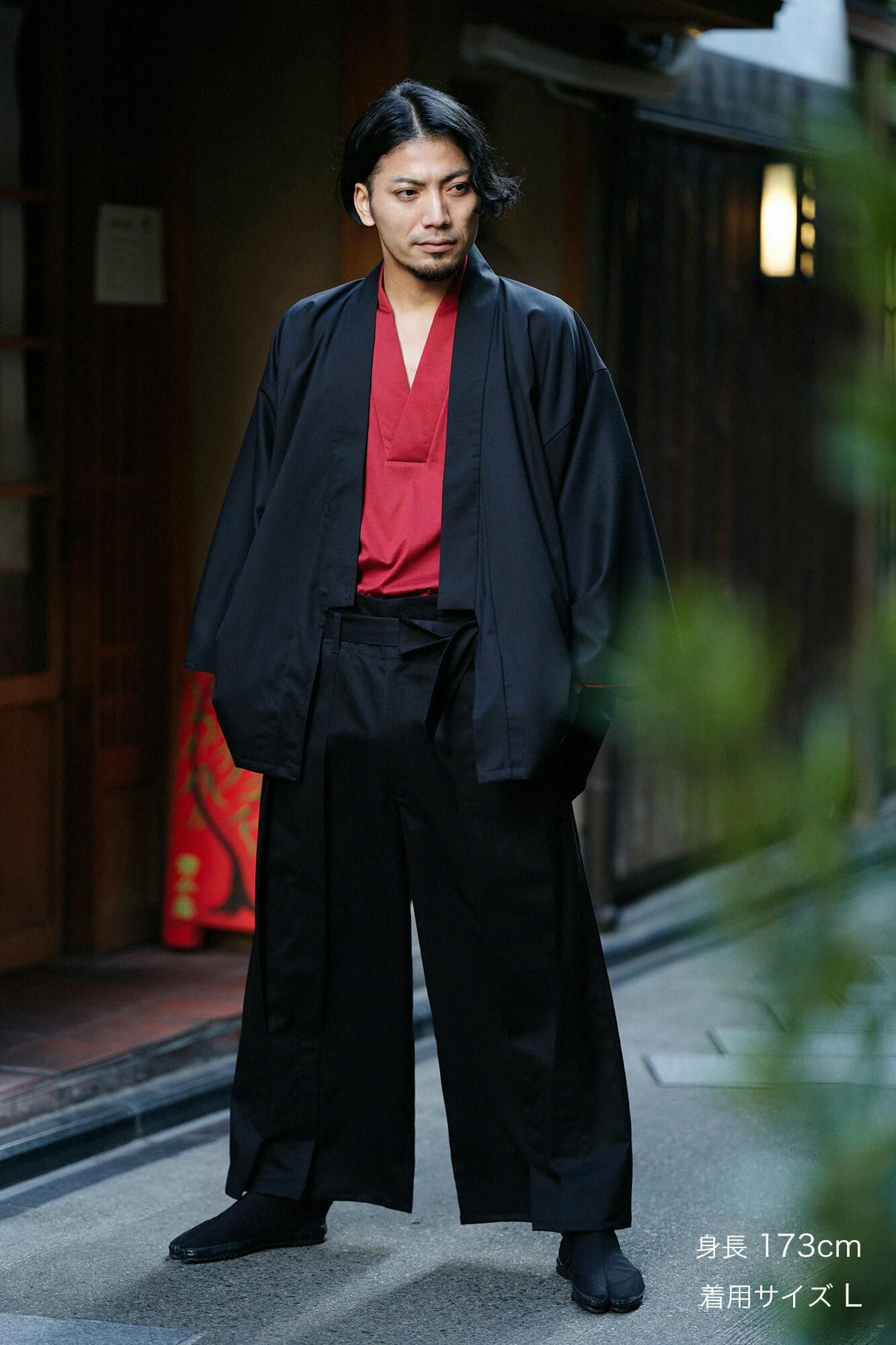 42双 梳毛（そもう） 角袖風靡（かくそでふうび）／濡羽色2（ぬれ