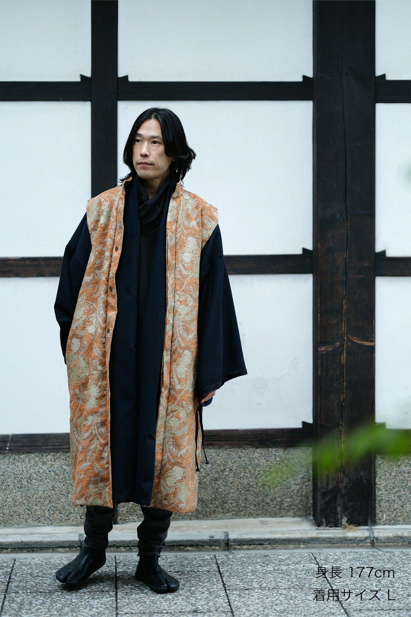 ゴブラン 長陣羽織（ながじんばおり） 袷（あわせ）／草紋（そうもん）