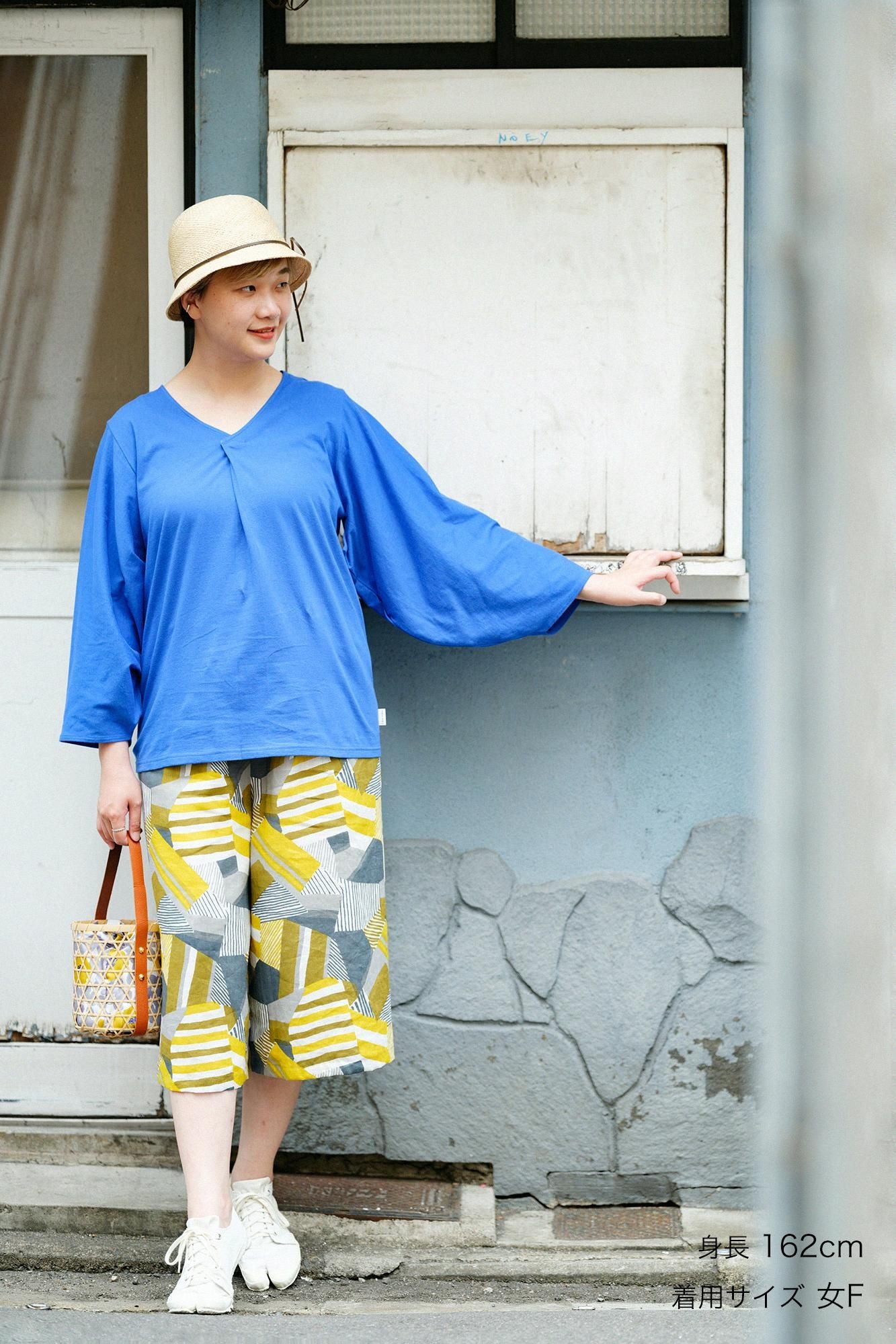 広形もんぺ はぎ丈（春夏）