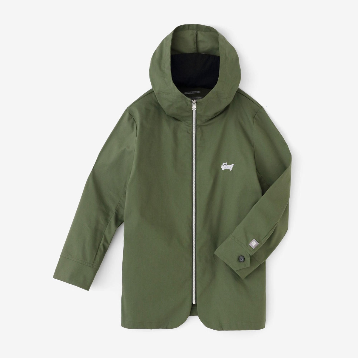 3月10日頃発送予定】【net限定】ツイル ZIP UP フードジャケット／オリーブ