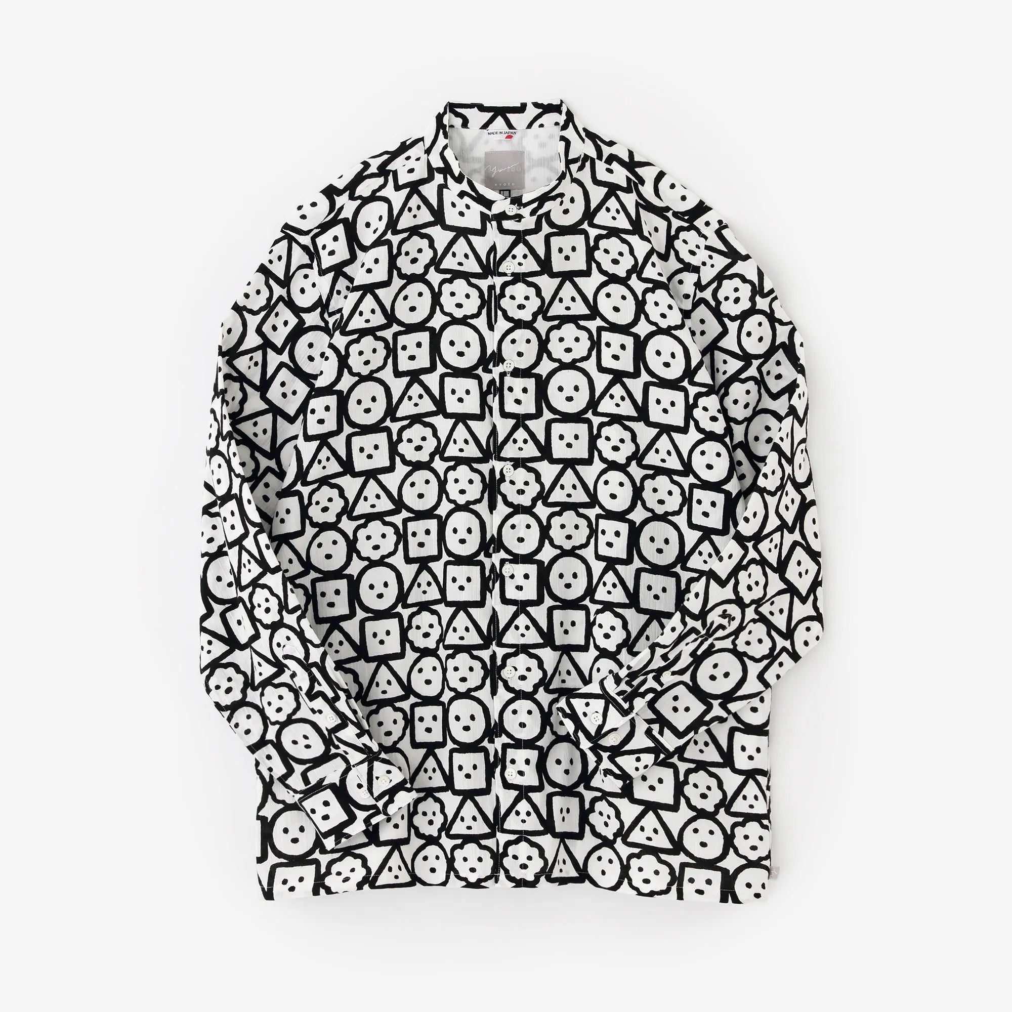 net限定】高島縮 20/20 スタンドカラーシャツ SP／SO-SU-U